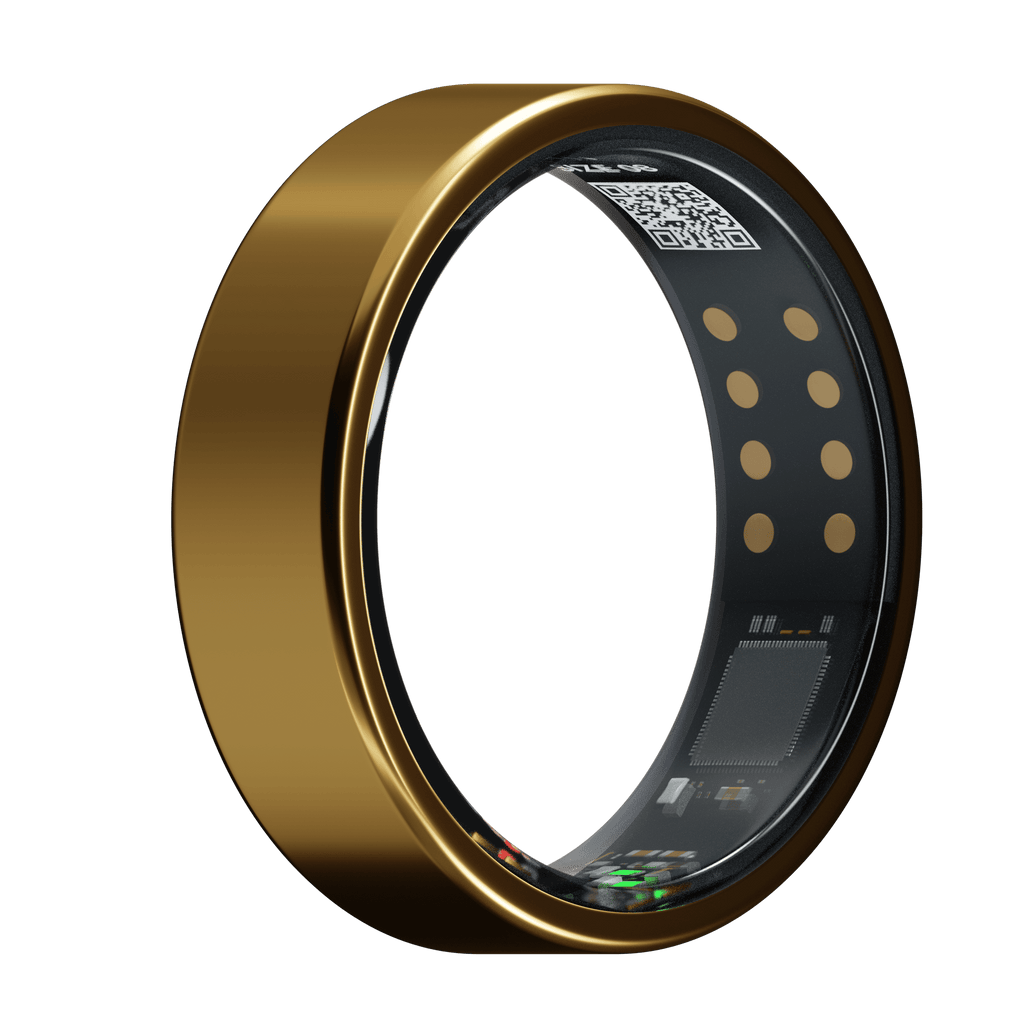 iMagic•Q-Ring - Wireless Smart Ring (Stainless Steel Case, Waterproof, Chip RF03, BT Connection, Heart Rate & Sleep Monitoring, Sports Mode) - UniSex + Easy 15-Day Returns - UltraPods (Free Gift)