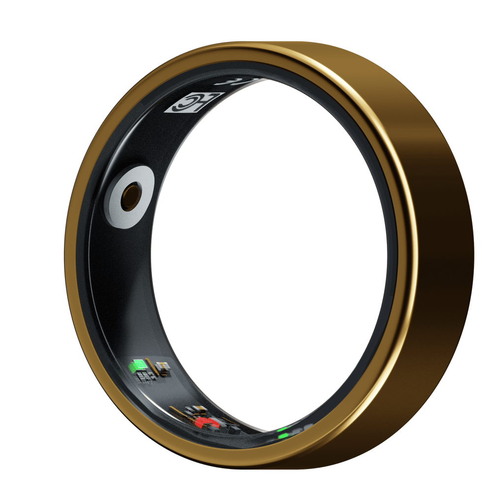iMagic•Q-Ring - Wireless Smart Ring (Stainless Steel Case, Waterproof, Chip RF03, BT Connection, Heart Rate & Sleep Monitoring, Sports Mode) - UniSex + Easy 15-Day Returns - UltraPods (Free Gift)