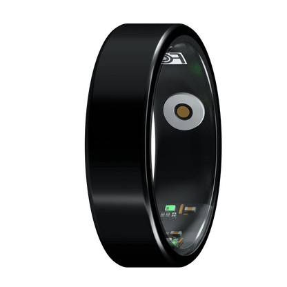 iMagic•Q-Ring - Wireless Smart Ring (Stainless Steel Case, Waterproof, Chip RF03, BT Connection, Heart Rate & Sleep Monitoring, Sports Mode) - UniSex + Easy