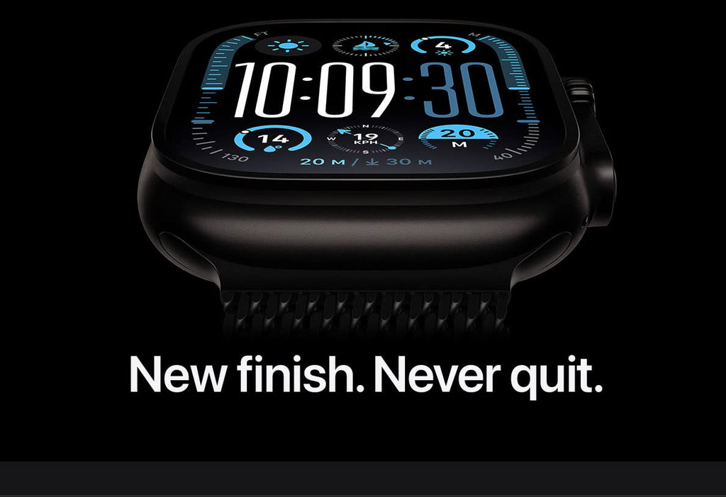 iMagicWatch Ultra 2 Series 9: Black Titanium SUPER OG with LOGO - Extra Strap & EarPods FREE Inside Box [15 Day Return & 01 Yr Warranty]