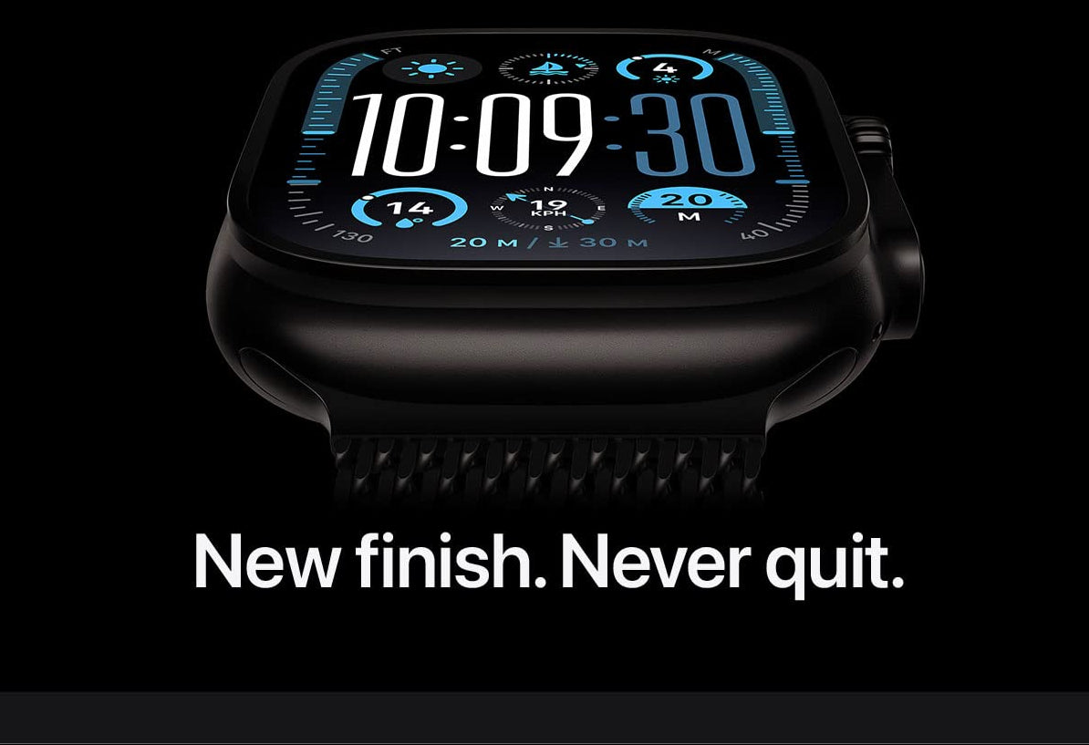 iMagicWatch Ultra 2 Series 9: Black Titanium SUPER OG with LOGO - Extra Strap & EarPods FREE Inside Box [15 Day Return & 01 Yr Warranty]
