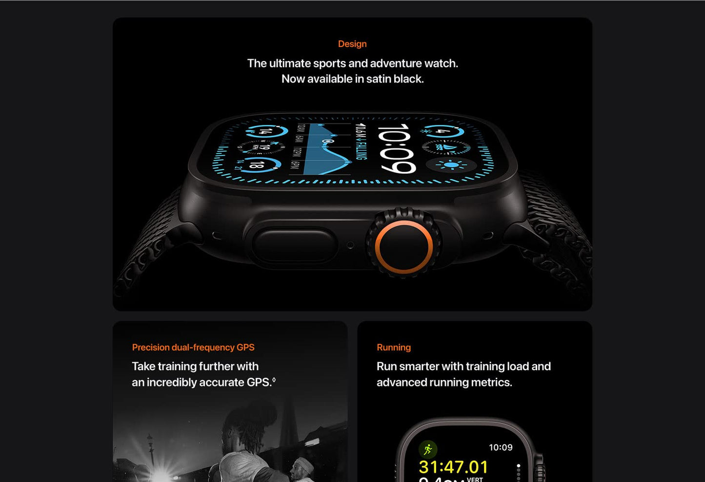 iMagicWatch Ultra 2 Series 9: Black Titanium SUPER OG with LOGO - Extra Strap Inside Box