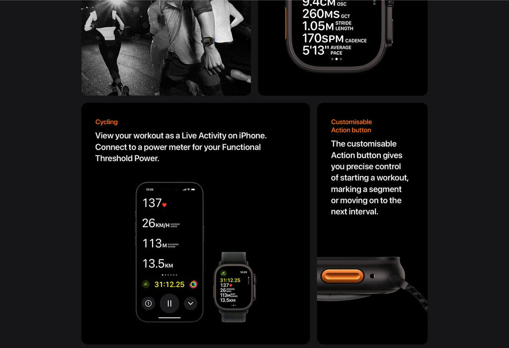 iMagicWatch Ultra 2 Series 9: Black Titanium SUPER OG with LOGO - Extra Strap & EarPods FREE Inside Box [15 Day Return & 01 Yr Warranty]