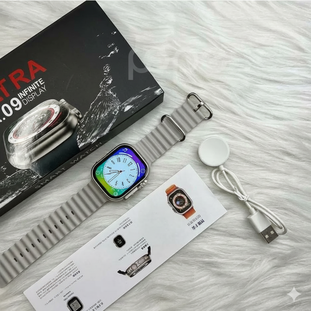 iMagicWatch T10 Ultra: Trending Smartwatch with Real Screw and Always-On Display (49mm, 1-Year Warranty)