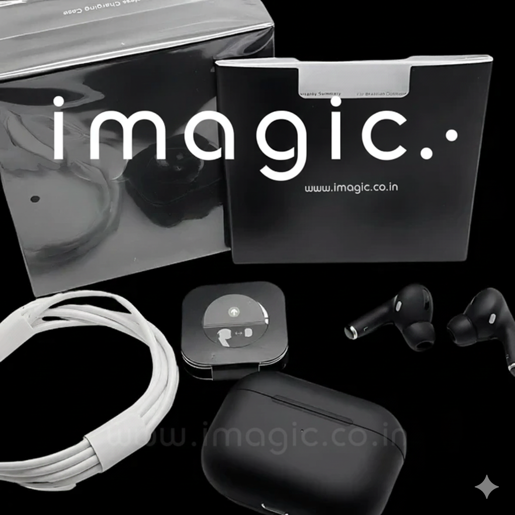 iMagicPods Pro 2nd Gen - OG USA Quality (ANC, PopUp Window, Working Serial Number, OG Box with MRP) 1-Yr Warranty & 15-Day Returns - Type C