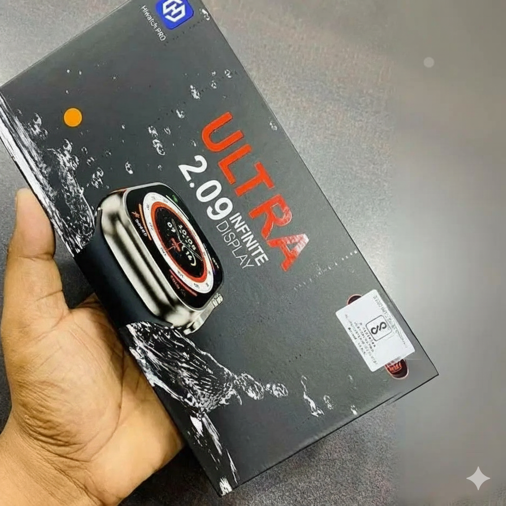 iMagicWatch T10 Ultra: Trending Smartwatch with Real Screw and Always-On Display (49mm, 1-Year Warranty)