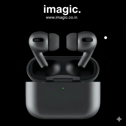 iMagicPods Pro 2nd Gen - OG USA Quality (ANC, PopUp Window, Working Serial Number, OG Box with MRP) 1-Yr Warranty & 15-Day Returns - Type C