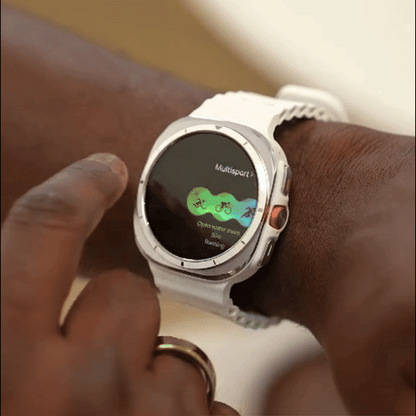 iMagicWatch Galaxy Ultra OG - LOGO with BT Calling and PlayStore (All Health Tracker, Quick Button, IP68)