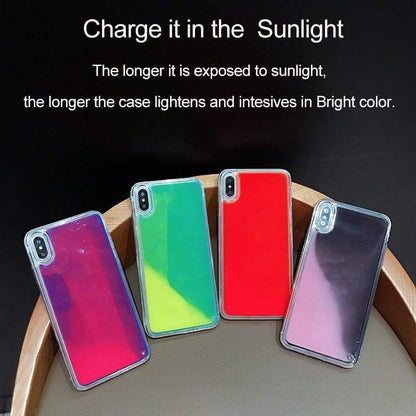 iMagic•Case - Paint Me Green Neon Sand Glow Case