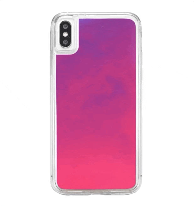 iMagic•Case - Pink Neon Sand Glow Case