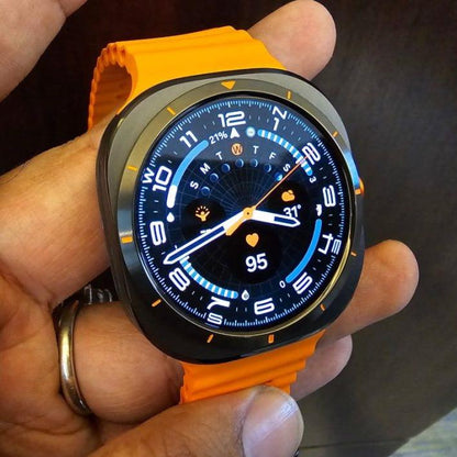 iMagicWatch Galaxy Ultra OG - LOGO with BT Calling and PlayStore (All Health Tracker, Quick Button, IP68)