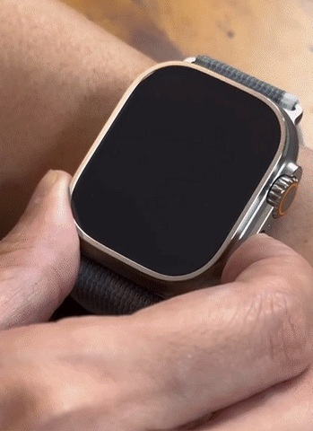 iMagicWatchiMagicWatch Ultra 2 Series 9: Black Titanium SUPER OG with LOGO - Ext- Extra Strap FREE