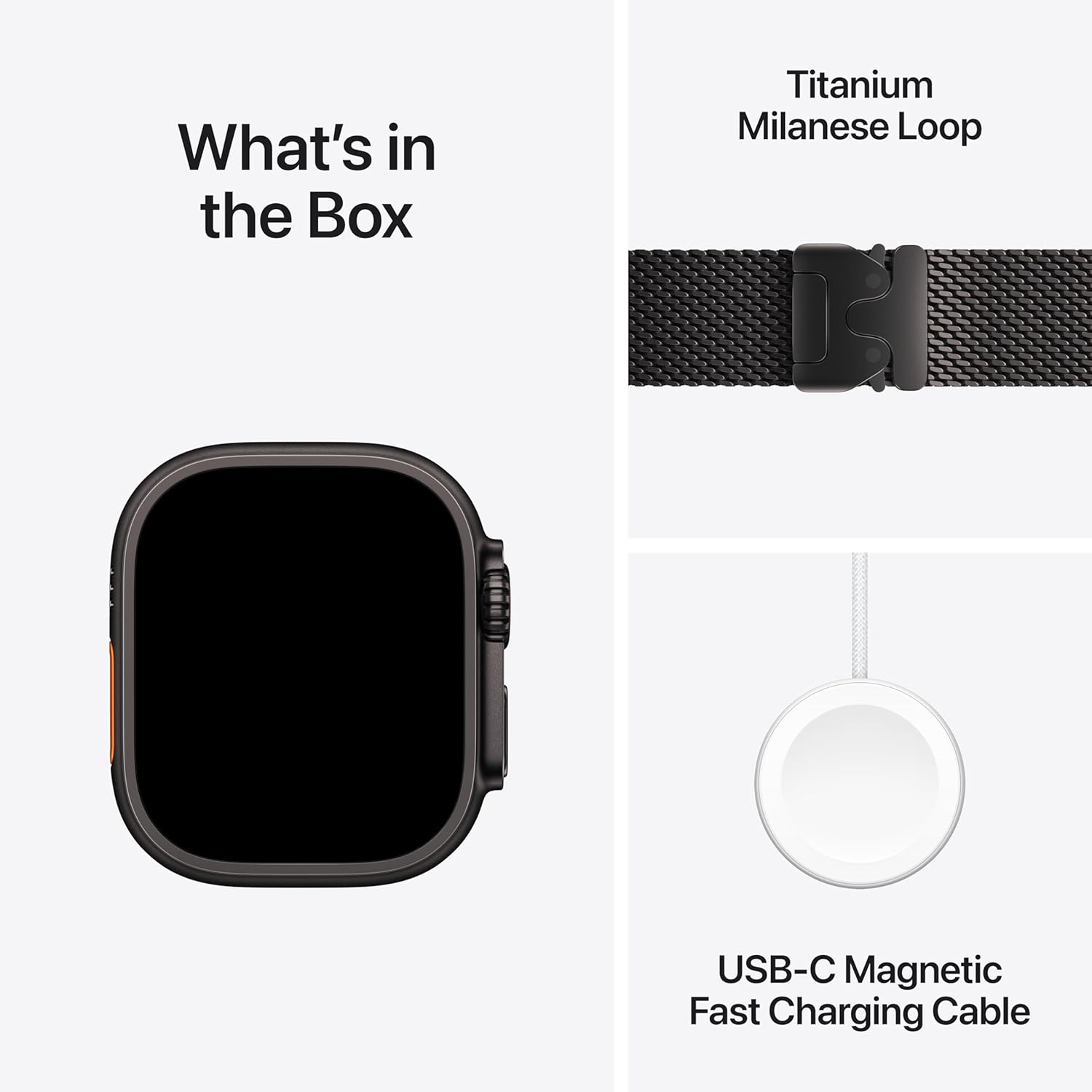 iMagicWatch Ultra 2 Series 9: Black Titanium SUPER OG with LOGO - Extra Strap & EarPods FREE Inside Box [15 Day Return & 01 Yr Warranty]