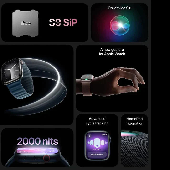 iMagicWatch Series 9: Nike Edition With Logo 45mm - Fitness Tracker, SpO2, Water Resistant, Always on Display