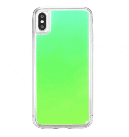 iMagic•Case - Paint Me Green Neon Sand Glow Case